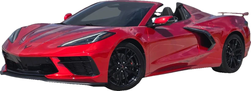 Chevrolet Corvette C8 Convertible, top down